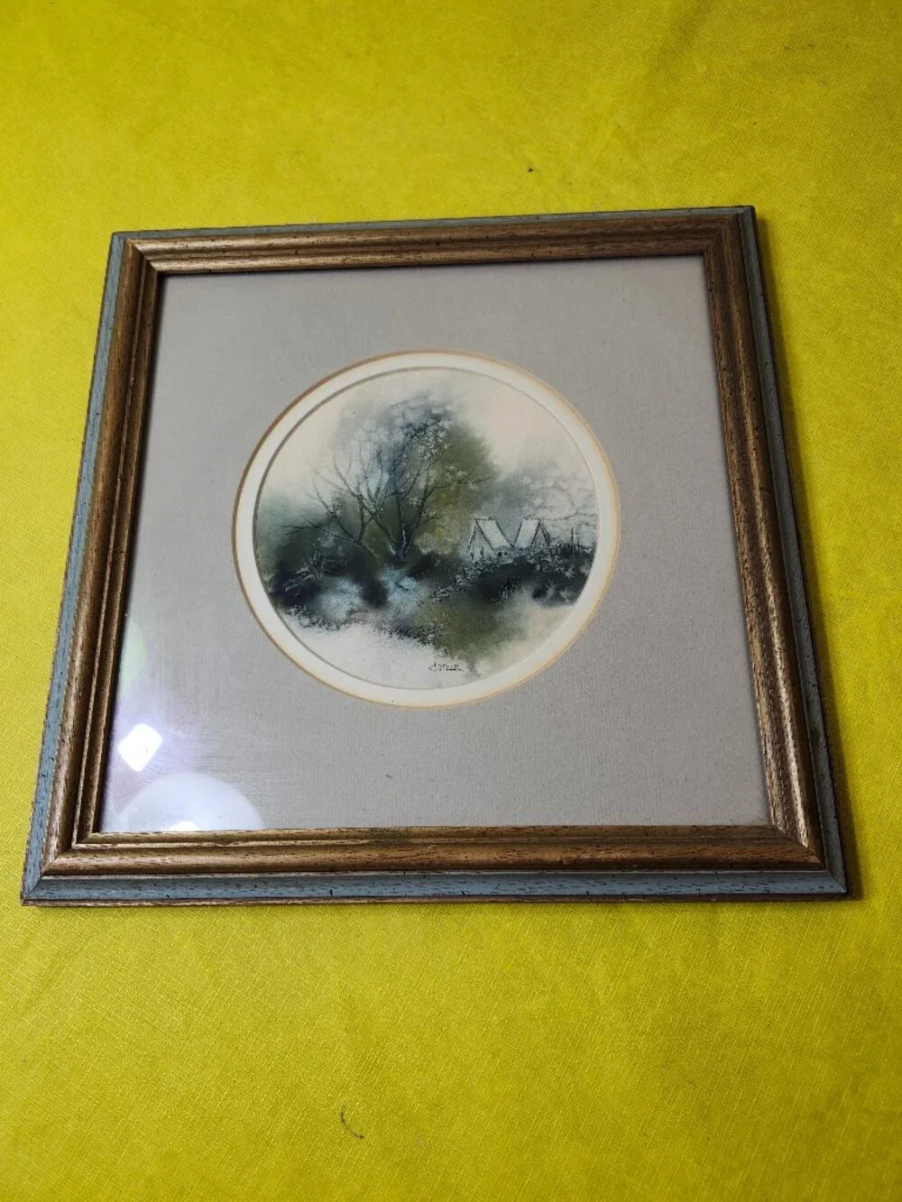 Jan Dorer Signed Watercolor Painting